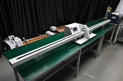 Tape Winding Machine + Double-Side Wire Drawing JW-303KL-1m