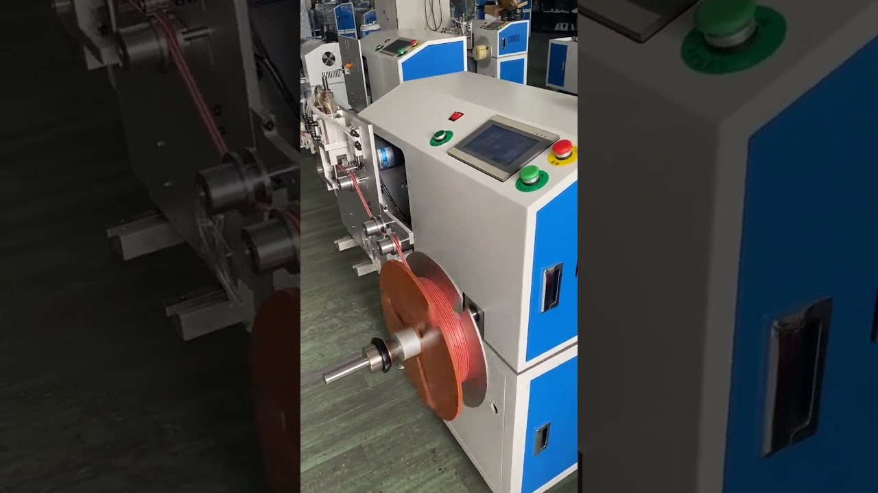 Twin-Cable Automatic Meter Counting, Traversing, Winding, Cutting & Coiling Machine 1mm to 16mm