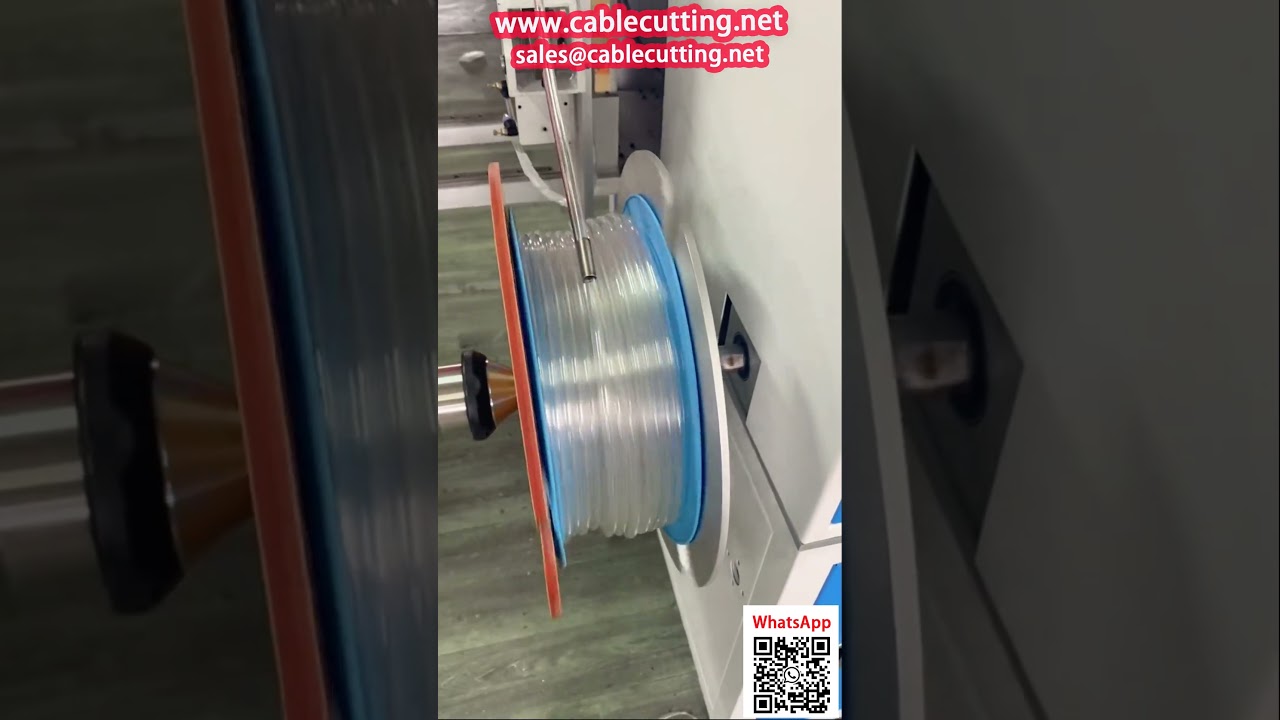 Pneumatic Tube Coiling Machine with Meter Counter | P-U Automatic Winder