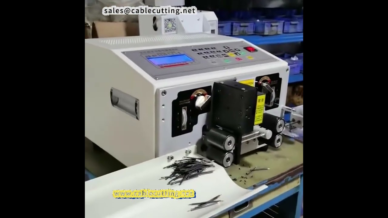 Automatic Computer Wire Cutting and Stripping Machine for Single & Double Wire