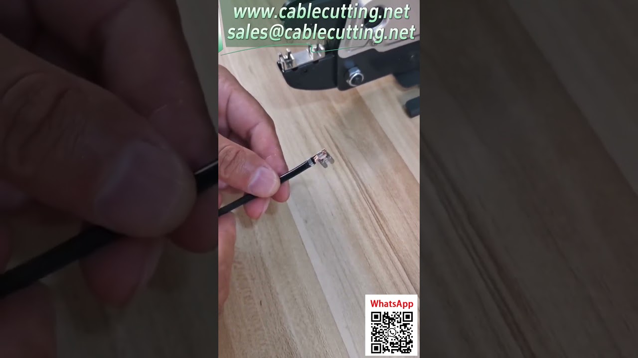 Flag Type Terminal Crimping Machine - One-Stop Crimping Solution - Easy Operation