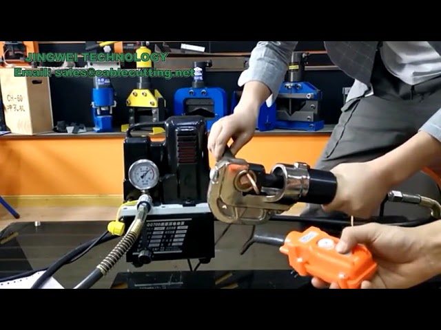 portable electric pump Split hydraulic clamps jack pump for power tools