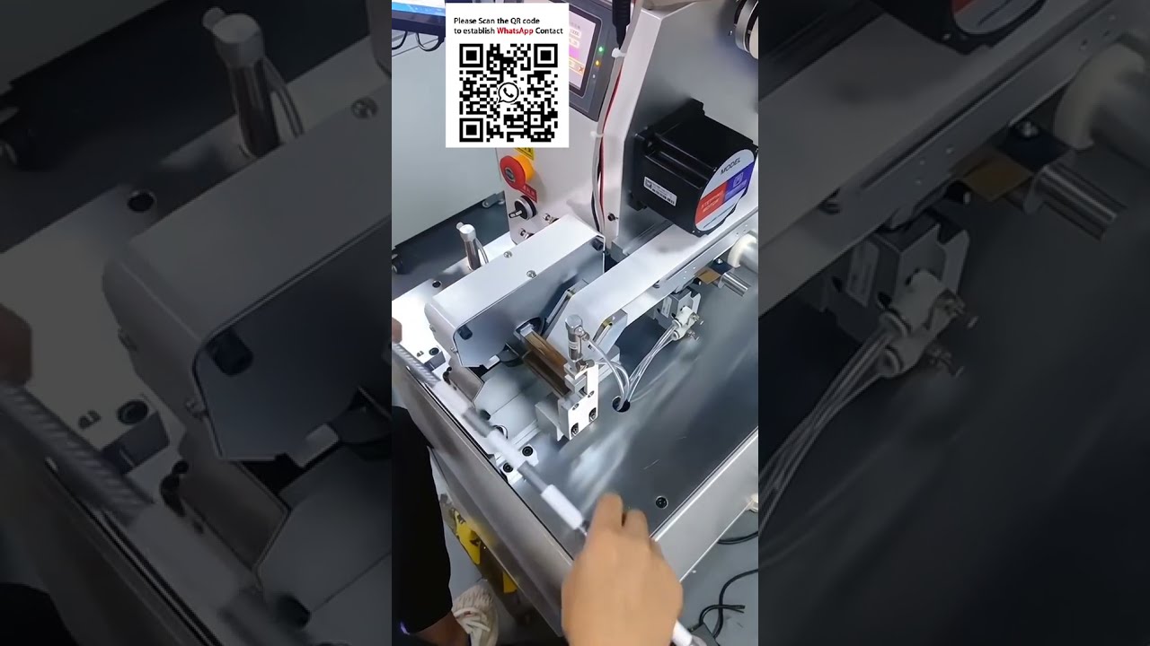 Automatic Wire Harness Label Printer & Applicator Machine #Labeling Automation