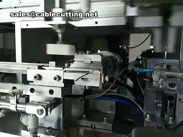 Electrical Wire Cable Cutting Stripping Crimping Twisting Tin Soldering Connector Inserting Machine