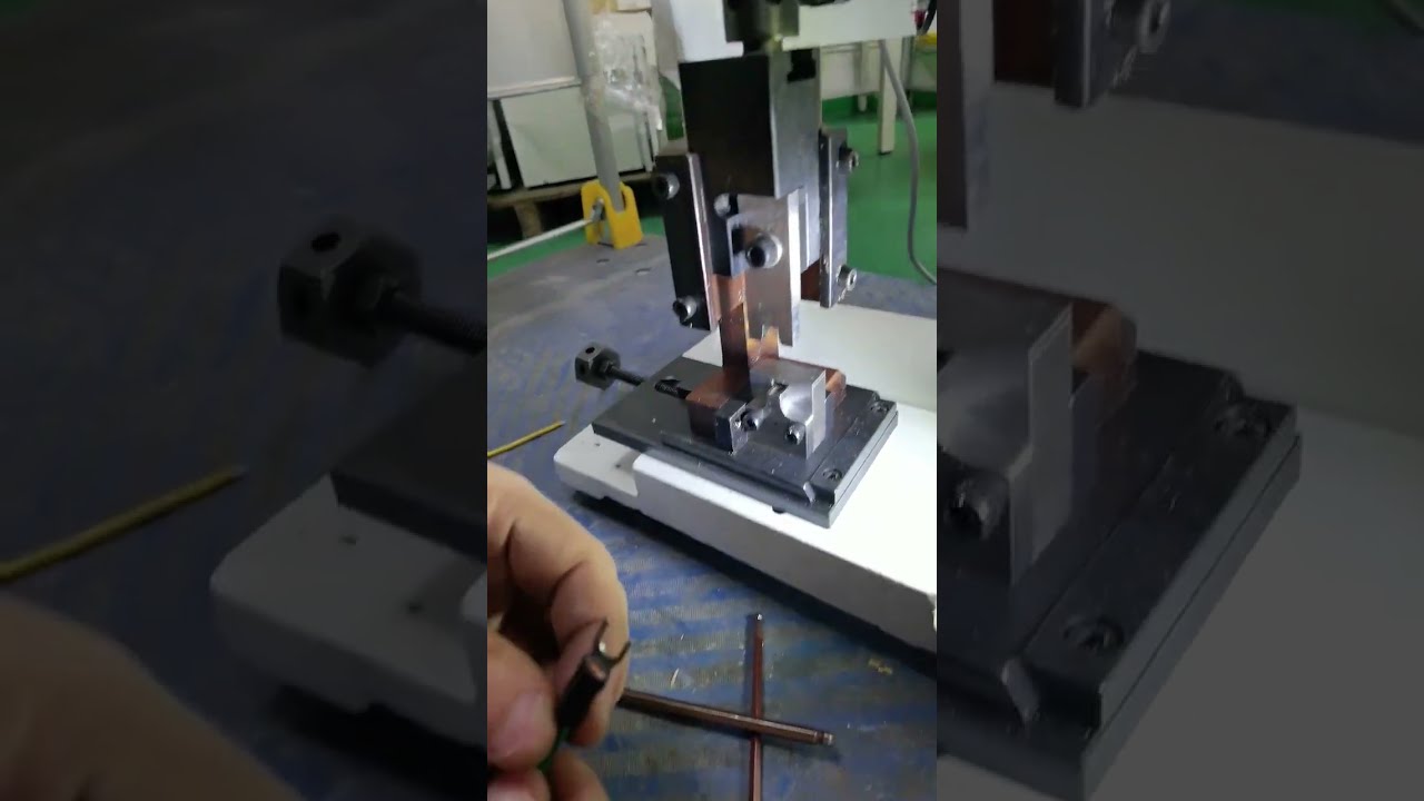 2T Terminal Machine with Single Grain Mold Crimping Cold Press Terminals #factory #machine