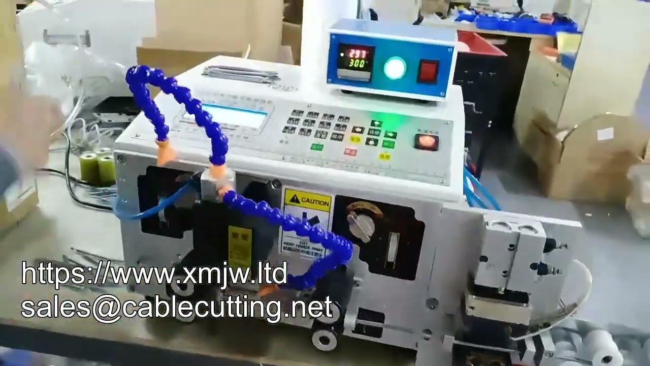 WPM-330-R Automatic Braid Wire Cutting and Heating Stripping Machine