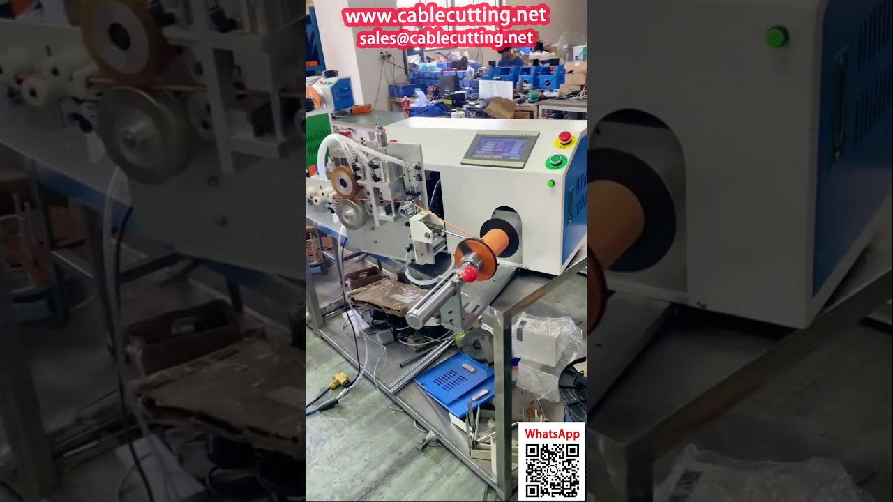 PVC Welding Wire Coiling Machine with Laying Head and Counter