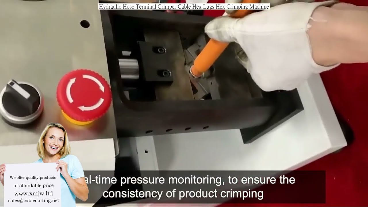 Hydraulic Hose Terminal Crimper Cable Hex Lugs Hex Crimping Machine