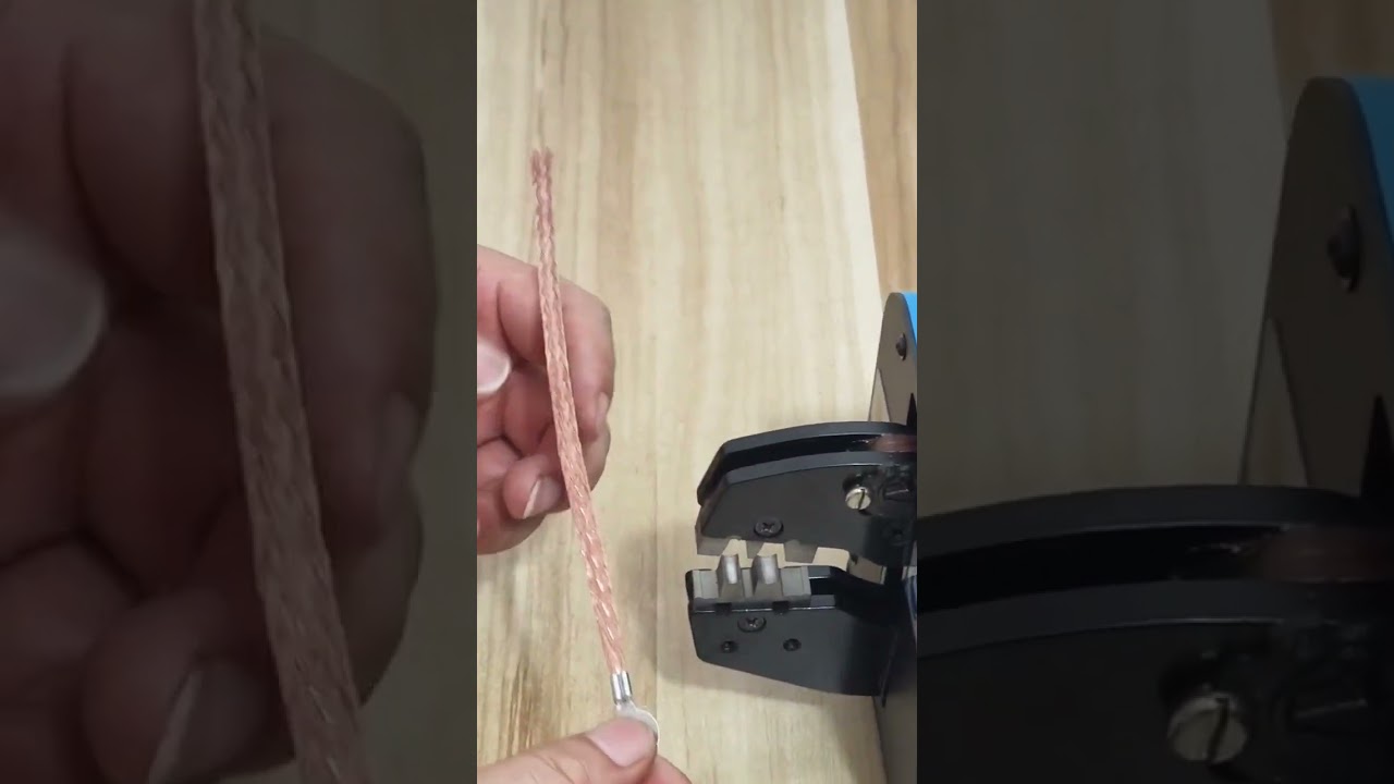 16M Pneumatic Terminal Crimping Machine for Solar Panel Wire Harnesses